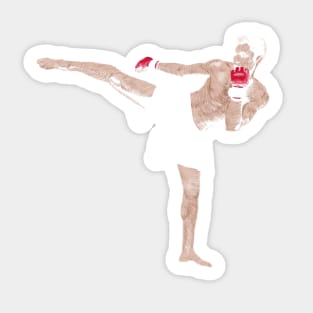 Kick-boxing Sticker